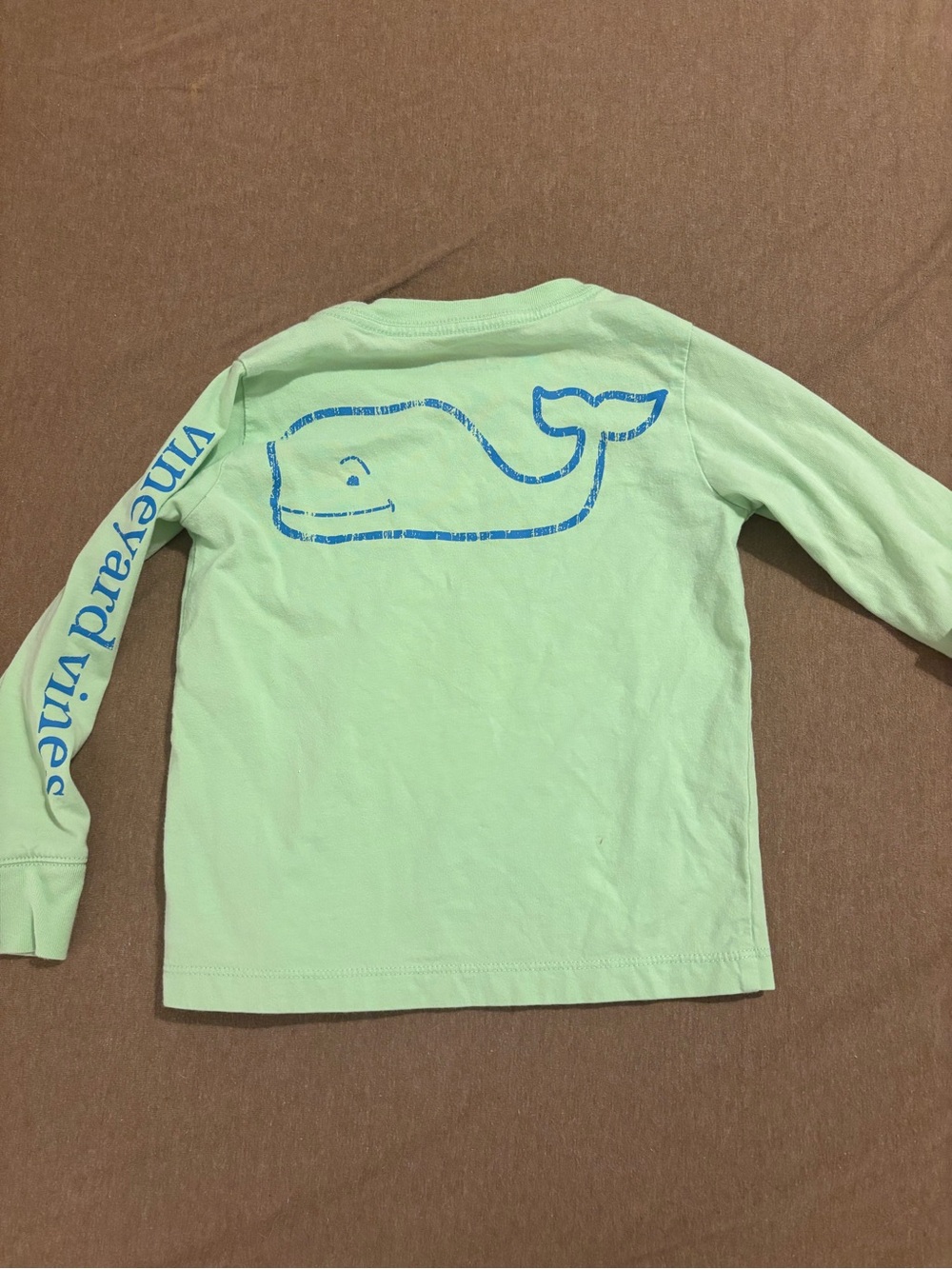 Vineyard Vines Kids' Lime Green Long-Sleeve Tee
